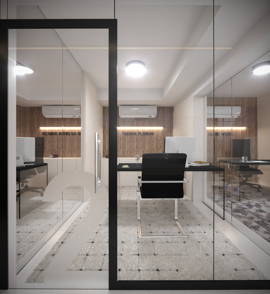 Flutua Arquitetura Picarras e Blumenau Interiores Paisagismo Engenharia e BIM Projeto Render Escritorio A Floriani e Silva Advogados Associados ARQ017 10
