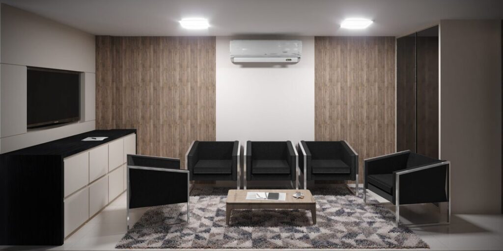 Flutua Arquitetura Picarras e Blumenau Interiores Paisagismo Engenharia e BIM Projeto Render Escritorio A Floriani e Silva Advogados Associados ARQ017 6