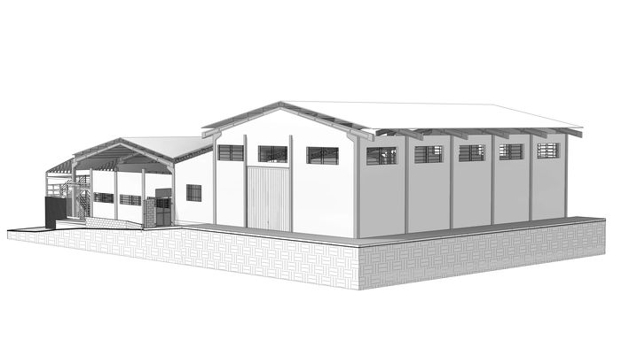 Flutua Arquitetura Picarras e Blumenau Interiores Paisagismo Engenharia e BIM Projeto reforma complexo fabril Green Place Park P2 1x1 GALPAO 2